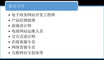 介绍自己的专业电子商务