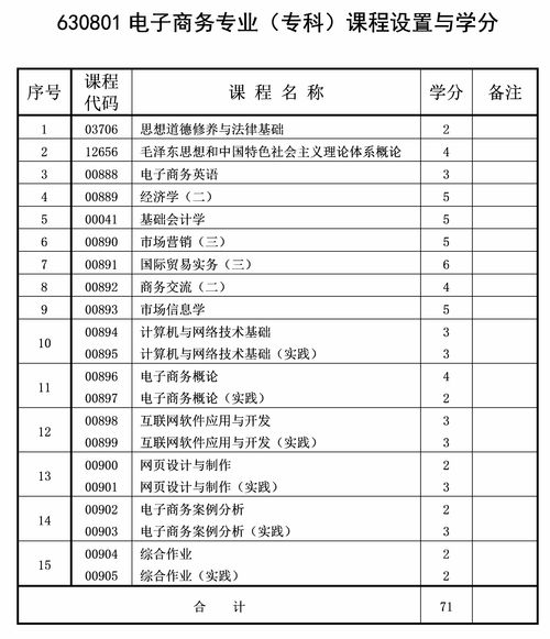专业电子商务费用是多少