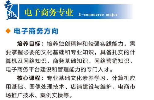 电子商务单招有什么专业